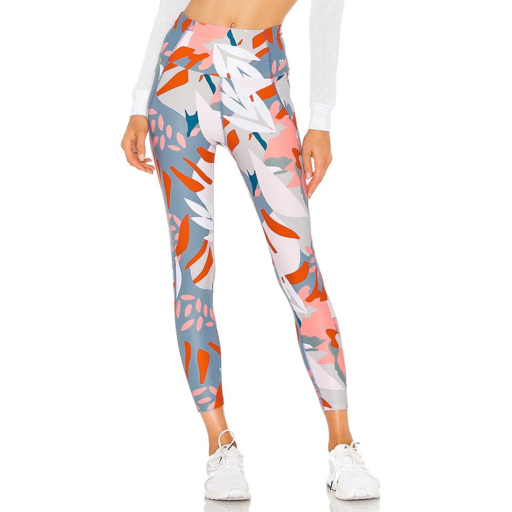 Maaji Activewear Dazeful High Rise Legging Watercolor Aqua XS